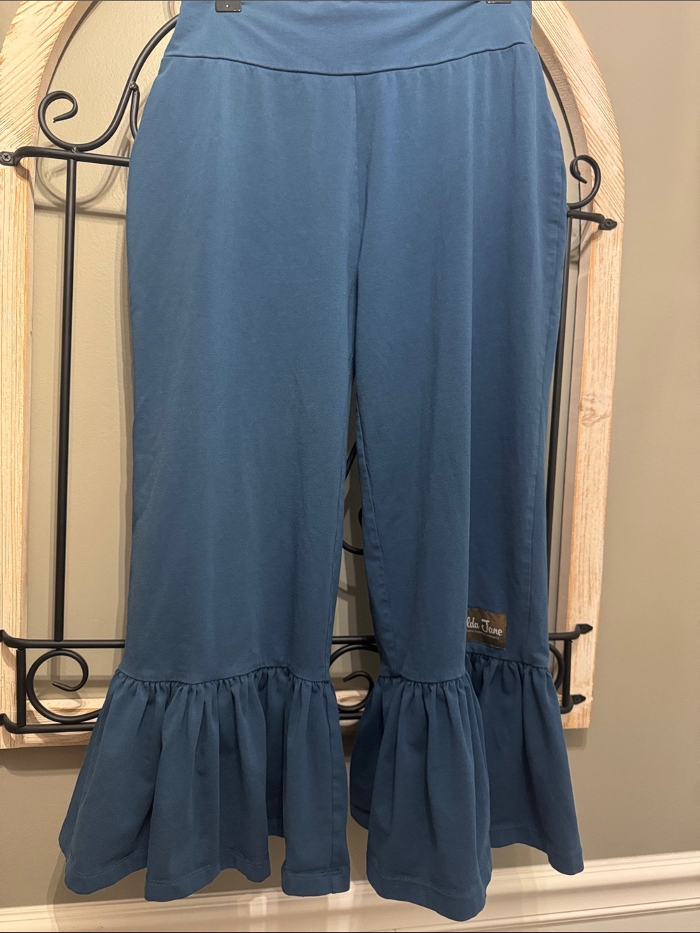 Matilda Jane Deep Teal Ruffle Flared Pants